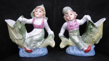 Holandský pár s rybami Holandský pár s rybami