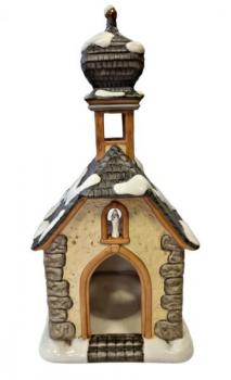 ZIMNÍ KOSTELÍK NA SVÍČKU ZIMNÍ KOSTELÍK NA SVÍČKU