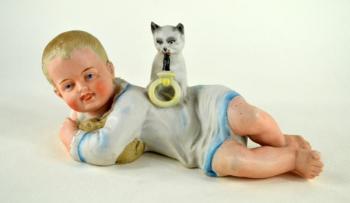 Dítì s koèkou a dudlíkem