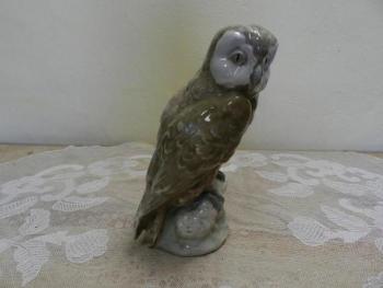 Porcelánová plastika, sova - Dubí u Teplic Porcelánová plastika, sova - Dubí u Teplic