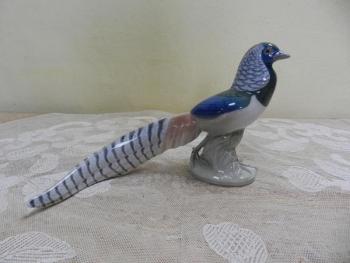 Větší porcelánová plastika, bažant - Kodaň Větší porcelánová plastika, bažant - Kodaň