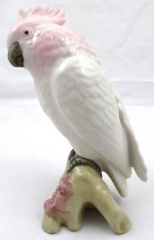 Papoušek kakadu - Royal Dux, Duchcov Papoušek kakadu - Royal Dux, Duchcov