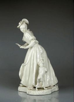 Dáma se psem - Nymphenburg Dáma se psem - Nymphenburg