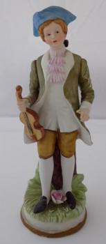 Ručně malovaná soška houslisty Ručně malovaná soška houslisty