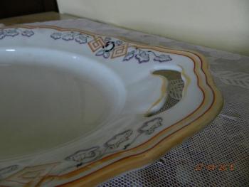 Servírovací tác Dallwitz Dalovice 1845 Servírovací tác Dallwitz Dalovice 1845